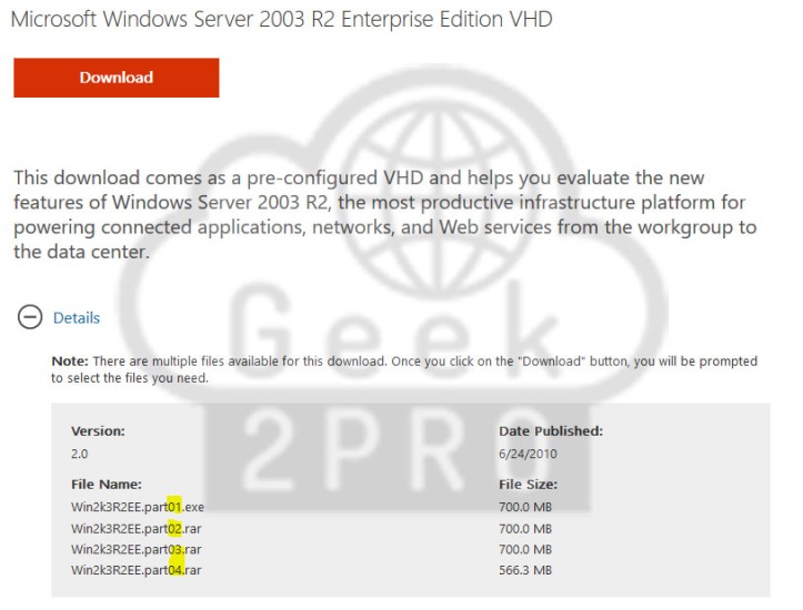 sløjfe klassisk Praktisk Download Windows Server 2003 for your Lab from Microsoft – GEEK2PRO